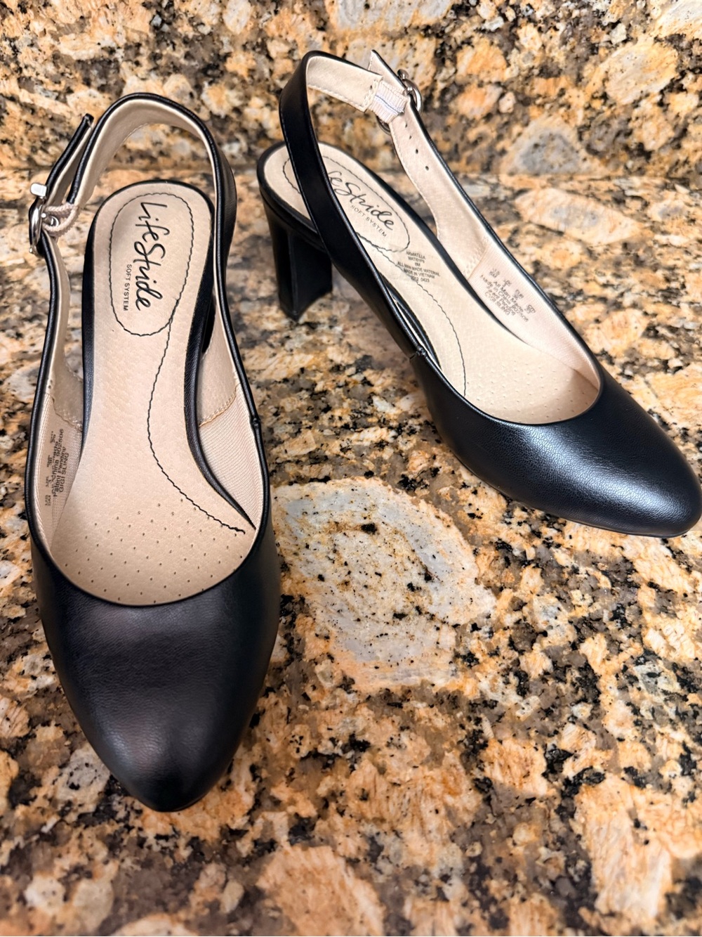 LifeStride Gigi Women's Slingback Pumps Black size 6